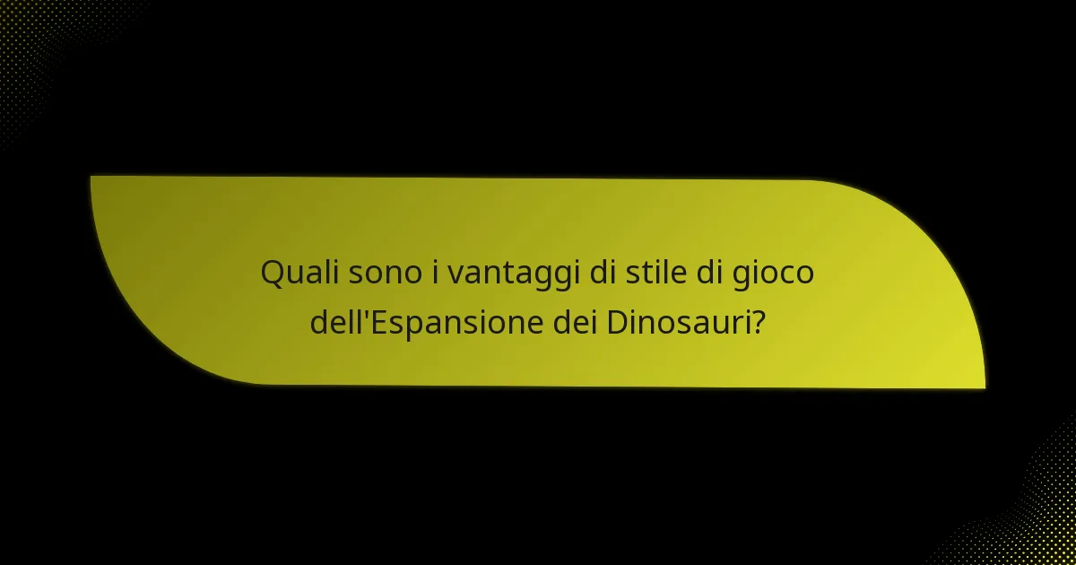 Quali sono le alternative all’Espansione dei Dinosauri?